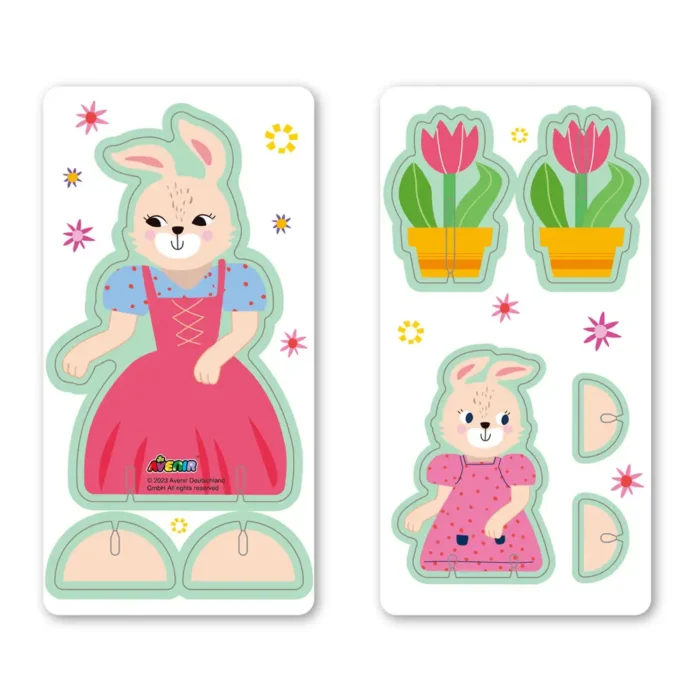 6004229 Набір для творчості, ігровий бокс-скринька  Будинок Міс Банні , 5 фігурок, 75 наліпок - Зображення 5