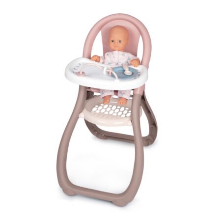 Стільчик  Бебi Ньорс. Рожева пудра  для годування, 2 аксес., 18 міс. +