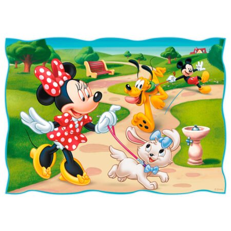 Пазли - (4в1) -  Вдалий день для Міккі  /  Міккі Маус /Trefl - Зображення 2