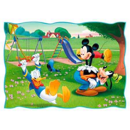 Пазли - (4в1) -  Вдалий день для Міккі  /  Міккі Маус /Trefl - Зображення 3