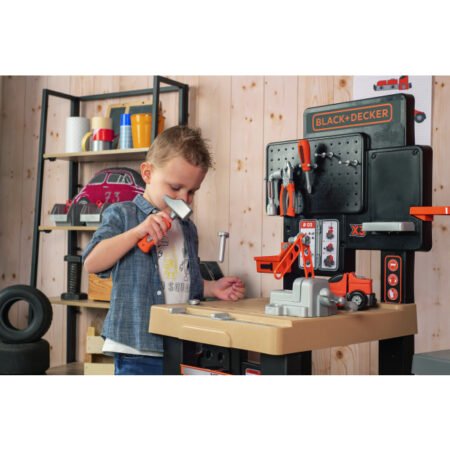 Ігровий набір  Блек + Деккер. Мега Майстерня 3 в 1 , 100 аксес., 56х34х103 см, 3+ - Зображення 4