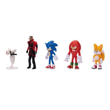 Набор игровых фигурок SONIC THE HEDGEHOG 2 - СОНИК И ДРУЗЬЯ (5 фигурок, 6 cm) - Зображення 4