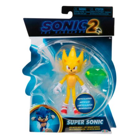 Игровая фигурка с артикуляцией SONIC THE HEDGEHOG 2 W2 - СОНИК 2 С ИЗУМРУДОМ (10 cm, с аксесс.)