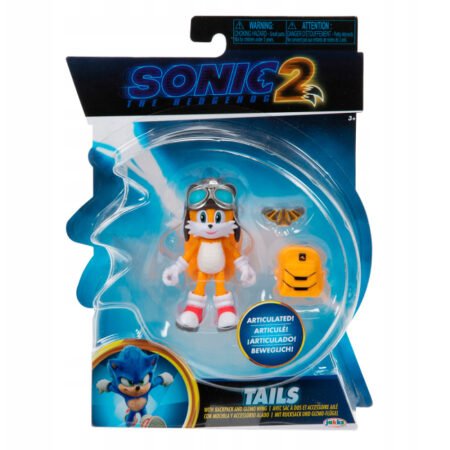 Игровая фигурка с артикуляцией SONIC THE HEDGEHOG 2 W2 - ТЭЙЛЗ (10 cm, с аксесс.)