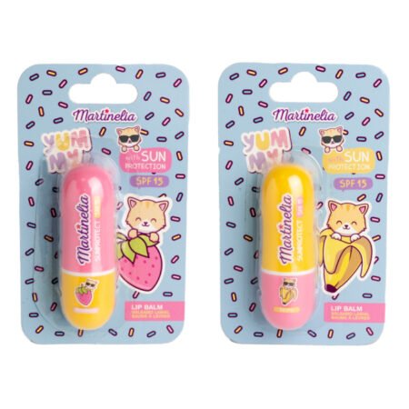 MARTINELIA Бальзам для губ з SPF 15  YUMMY /МАРТІНЕЛІЯ Бальзам для губ з СПФ 15  ЯММІ , арт. 68025