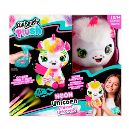 Набір DIY AIRBRUSH PLUSH - Єдиноріг Неон