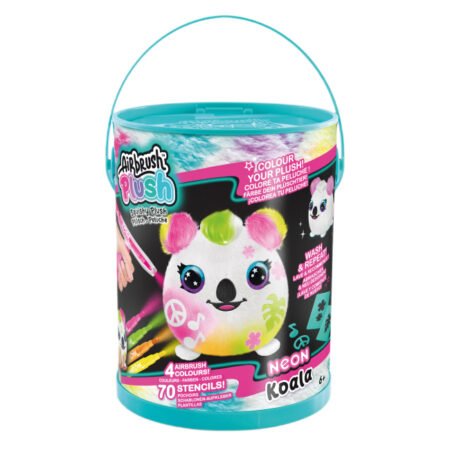 Ігровий набір-сюрприз DIY AIRBRUSH PLUSH - Сквіш Неон