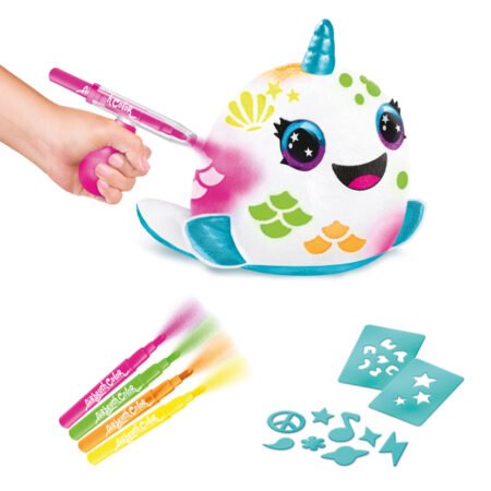 Ігровий набір-сюрприз DIY AIRBRUSH PLUSH - Сквіш Неон - Зображення 9