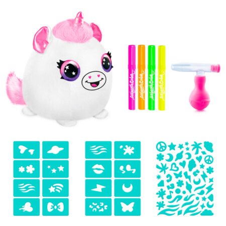 Ігровий набір-сюрприз DIY AIRBRUSH PLUSH - Сквіш Неон - Зображення 5