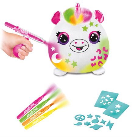 Ігровий набір-сюрприз DIY AIRBRUSH PLUSH - Сквіш Неон - Зображення 6