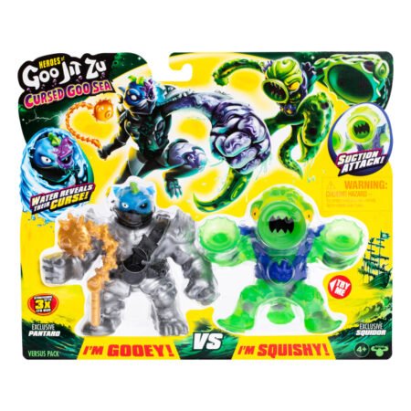 Герої Гуджитсу. Іграшки, що розтягуються Пантаро та Сквідор (Кьорсд Гу Сі). ТМ  GooJitZu