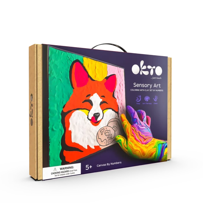 Набір для створення об'ємної картини по номерах  ТМ ОКТО 29 29 cm Fox - Зображення 1