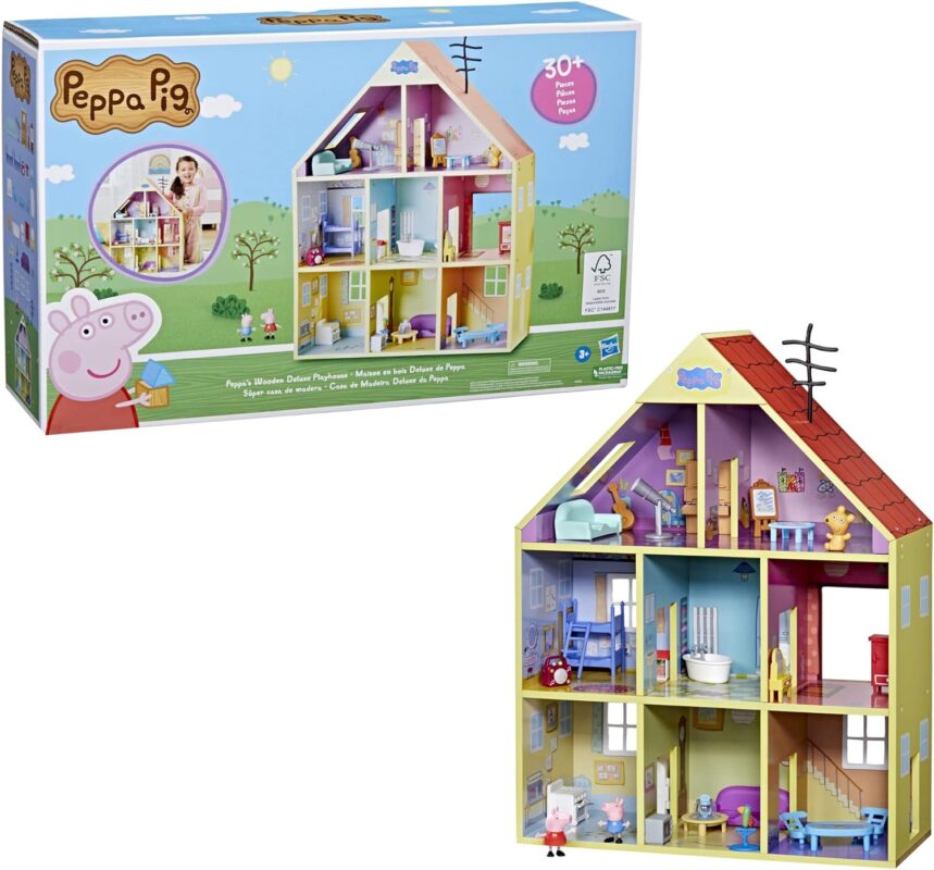 Ігровий будинок Peppa Pig Wooden Deluxe