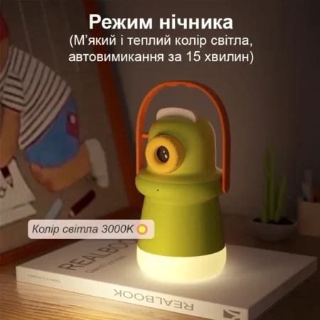 Дитячий проектор-нічник 4в1 зі звуком - Зображення 8