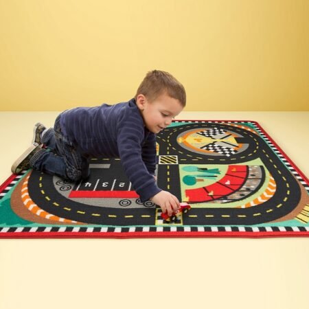 Ігровий килимок з машинками  Гоночна траса  Melissa&Doug (MD19401) - Зображення 6