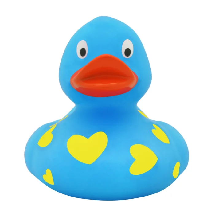 Качка Блакитна в сердечках FunnyDucks (1042) - Зображення 2