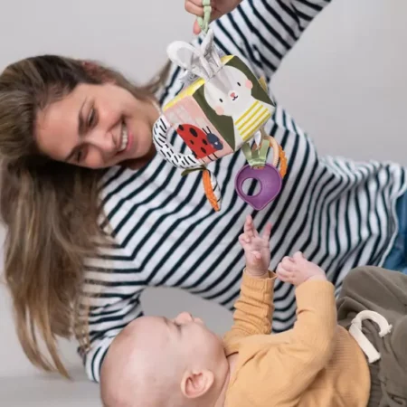 Развивающая игрушка-кубик коллекции  Садик в городе  - ЕЖИК И БУРЯЧОК - Зображення 2