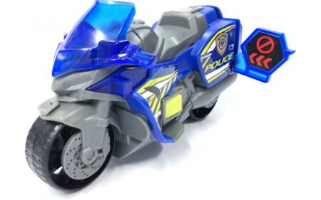 Поліцейський мотоцикл з висувним знаком, звук. та світл. ефектами, 15 см, 3+ - Зображення 8