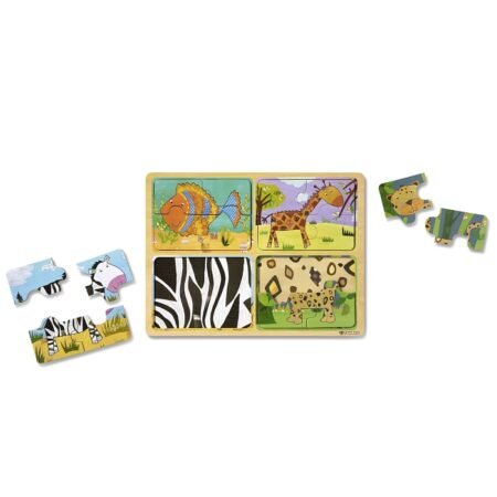 Дерев'яні пазли у футлярі  Тварини  Melissa&Doug (MD31362) - Зображення 3