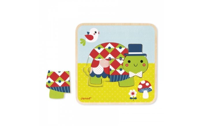 Пазл багатошаровий Janod Черепашка - Зображення 2