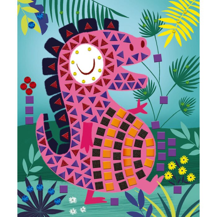 Набір для творчості Janod Мозаїка. Динозаври J07903DEMO - Зображення 5