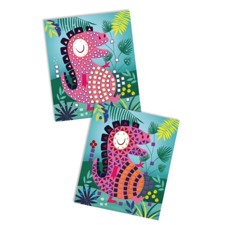 Набір для творчості Janod Мозаїка. Динозаври J07903DEMO - Зображення 4