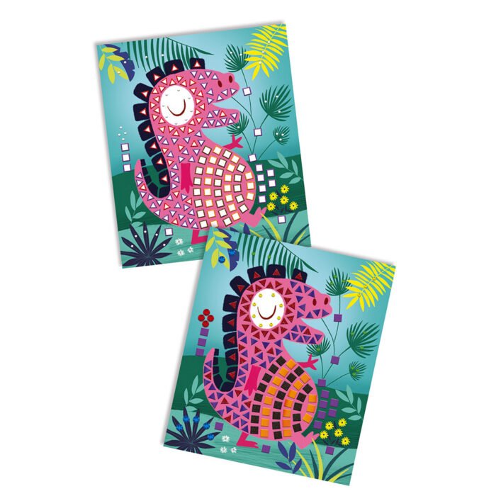 Набір для творчості Janod Мозаїка. Динозаври J07903DEMO - Зображення 4