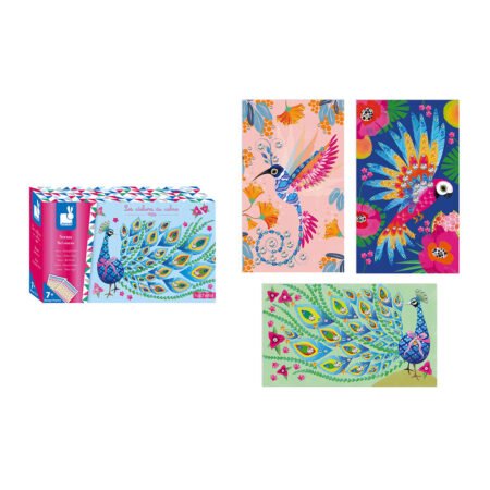 Набір для творчості Janod Стрази. Прекрасні пташки - Зображення 2