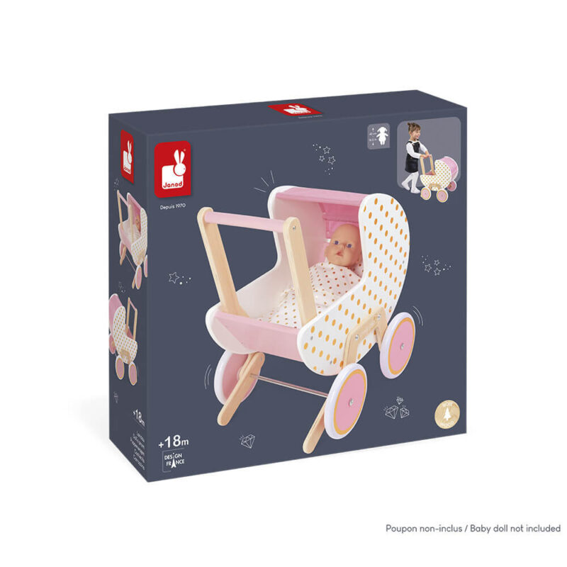 Візок Janod Candy Chic для ляльок