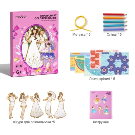 Листівки-розмальовки - Моя модна вітрина - Зображення 2