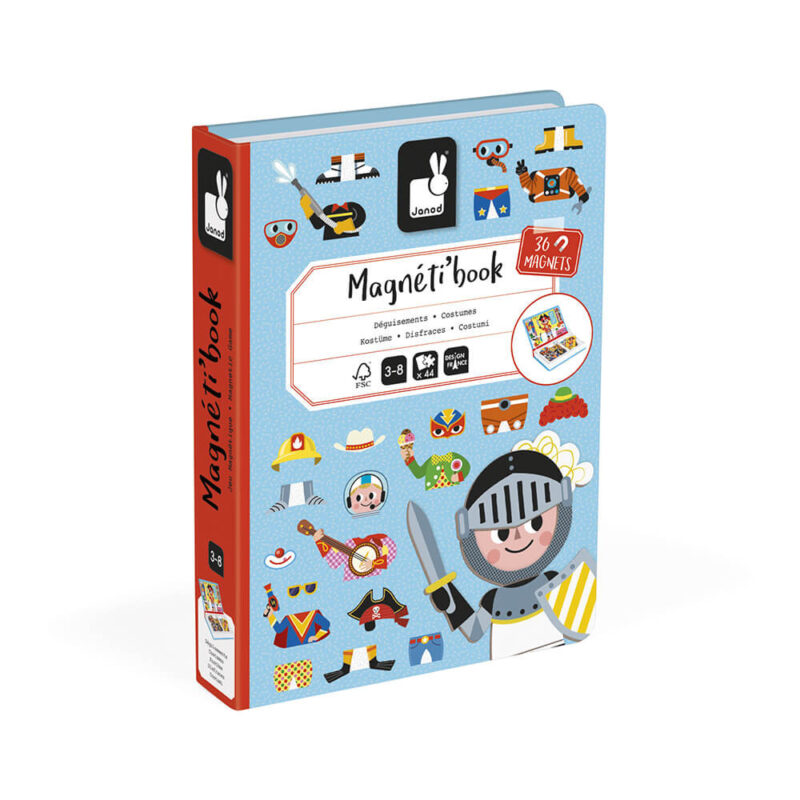 Магнітна книга Janod Наряди для хлопчика J02719