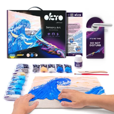 Набір для створення об'ємної картини  Велика хвиля в Канагава  ТМ ОКТО 30 40 см - Зображення 2