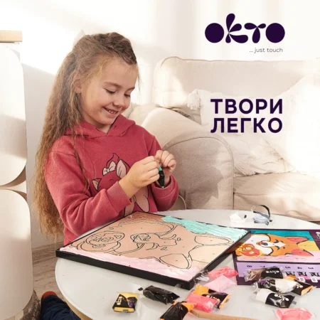 Набір для створення об'ємної картини по номерах  ТМ ОКТО 29 29 cm Fox - Зображення 6