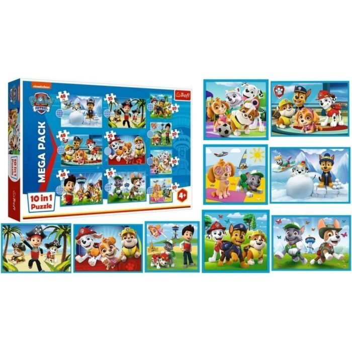 Пазли - (10в1) -  Розваги  / Щенячий патруль /Trefl - Зображення 2