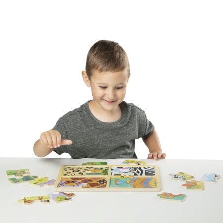 Дерев'яні пазли у футлярі  Тварини  Melissa&Doug (MD31362) - Зображення 4