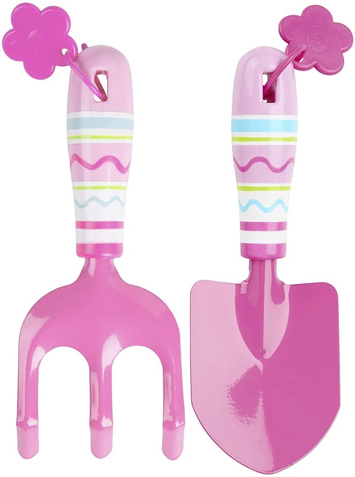 r09v22wyt9f6ht25tgdheik2sarzj159 Металевий набір культіватора та лопатки  Квіточки  Melissa&Doug (MD6282) - Зображення 2