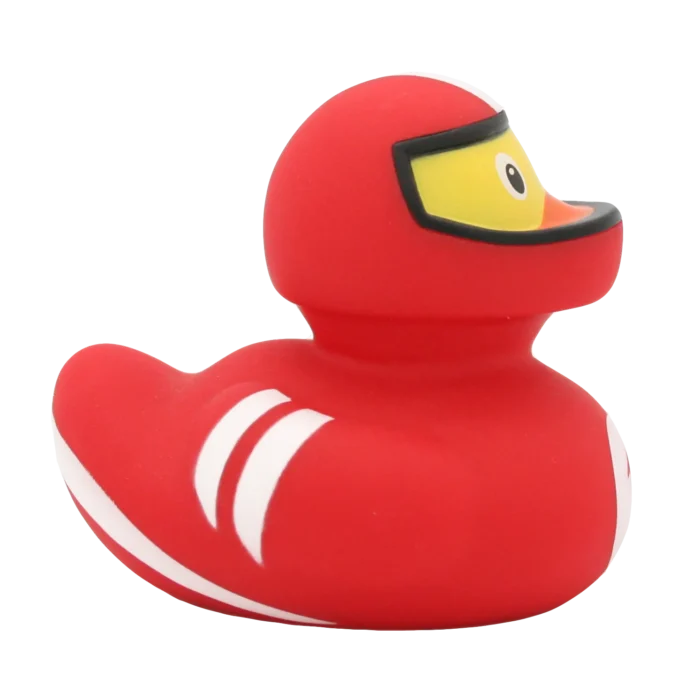Качка Гонщик червоний FunnyDucks (1869) - Зображення 4