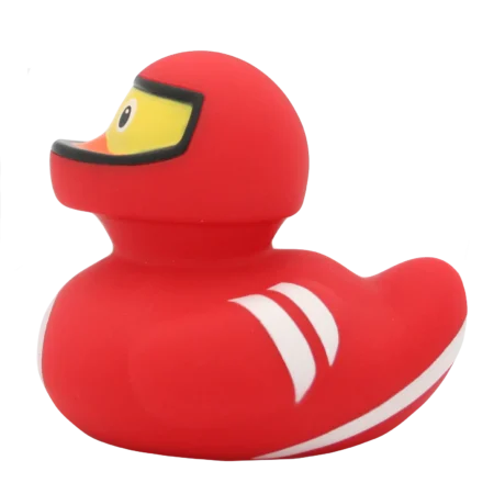 Качка Гонщик червоний FunnyDucks (1869) - Зображення 3