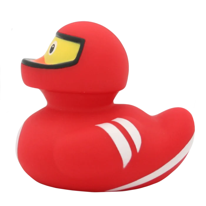 Качка Гонщик червоний FunnyDucks (1869) - Зображення 3