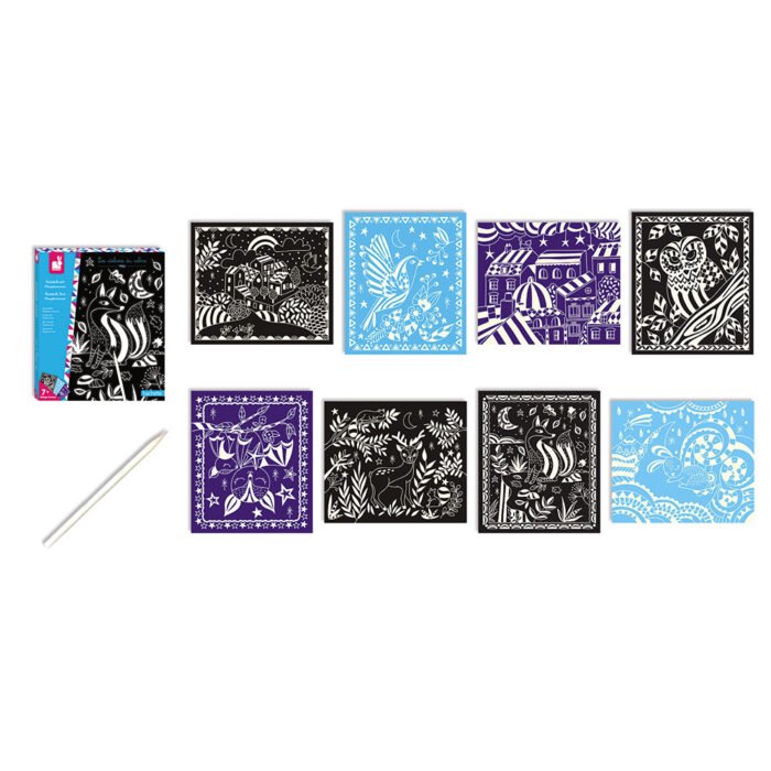 Скрейтч-картки Janod Світло у пітьмі J07896DEMO - Зображення 2