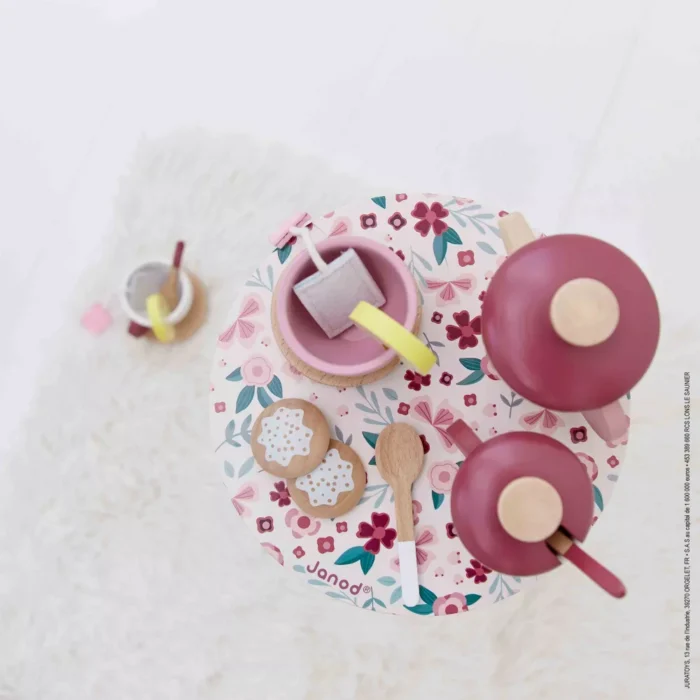 Ігровий набір Janod Чайний сервіз дерев'яний - Зображення 7