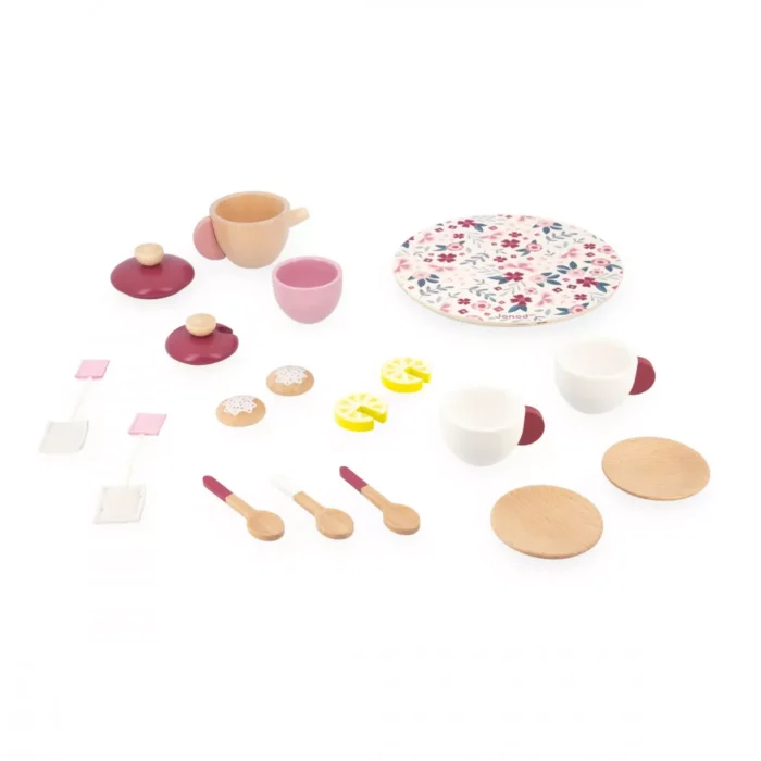 Ігровий набір Janod Чайний сервіз дерев'яний - Зображення 3