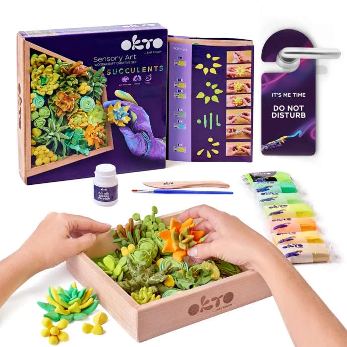 Wood&Craft Зроби сам Суккуленти TM OKTO 21 21 cm Енергія - Зображення 2