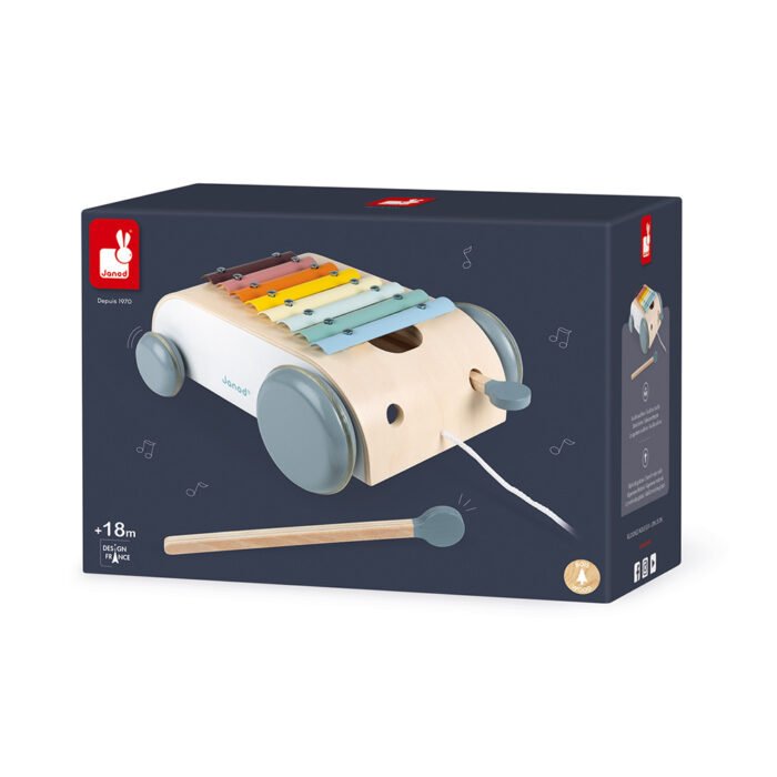 Іграшка-каталка Janod Ксилофон Sweet Cocoon - Зображення 1