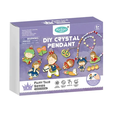 2045006 Набір для творчості, вітражі та вітражні фарби  Казки , 18 підвісок, 9 фарб