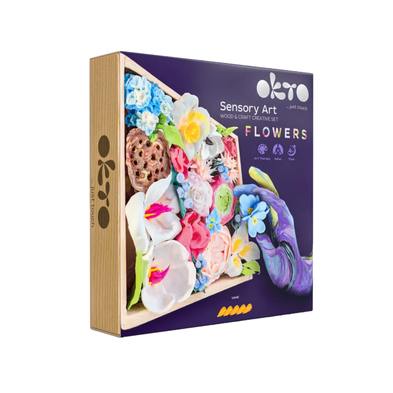 Wood&Craft Зроби сам Квіти TM OKTO 21 21 cм Романтика