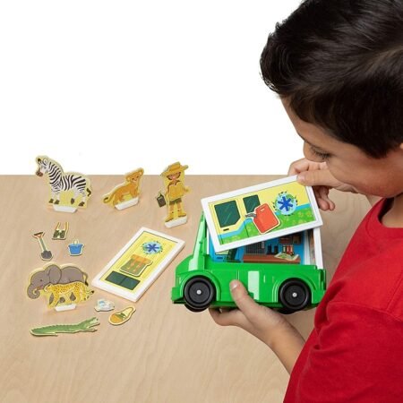 Ігровий магнітний набір  Сафарі-рятувальна машина  Melissa&Doug (MD30666) - Зображення 3