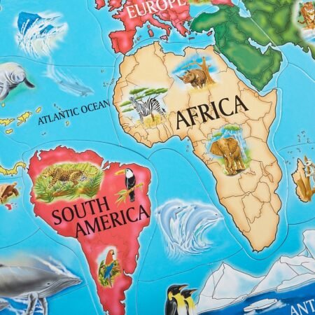 Мега-пазл  Карта світу , 33 елемента Melissa&Doug (MD10446) - Зображення 5