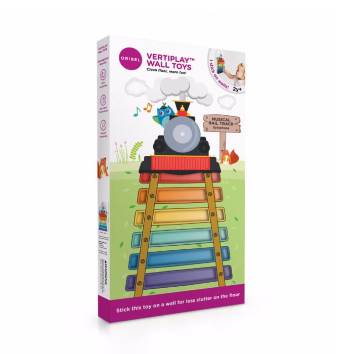 Настінна іграшка Oribel Veritiplay Ксилофон Потяг - Зображення 1