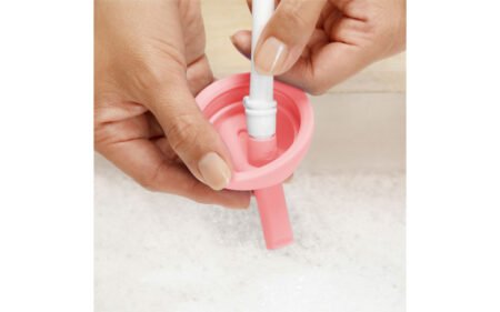 Пляшка непроливна Munchkin® Simple Clean™, 296 мл. (рожева) - Зображення 2